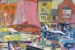 Pink Sail on the Marina - £200
